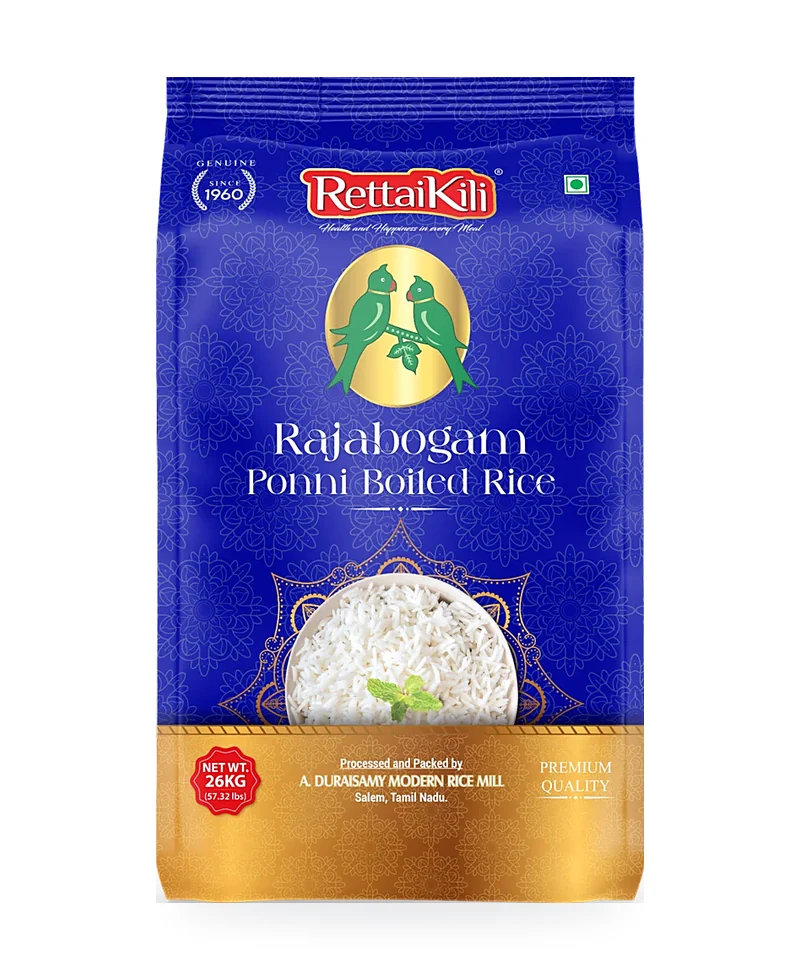RettaiKili Rajabogam Ponni Boiled Rice